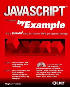 Paperback JavaScript by Example, with CD-ROM Book