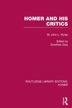 Hardcover Homer and His Critics Book