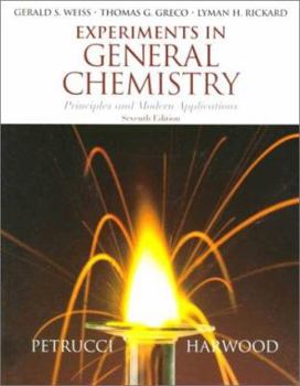 Paperback Experiments for General Chemistry Book