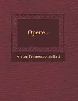Paperback Opere... [Italian] Book