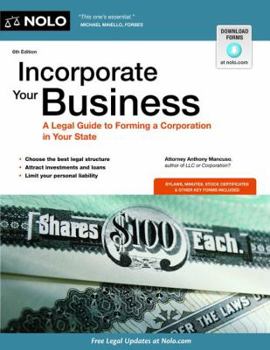 Paperback Incorporate Your Business Book