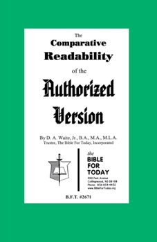 Paperback The Comparative Readability of the Authorized Version Book