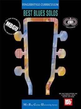 Paperback MBGU Best Blues Solo: Fingerstyle Curriculum [With 2 CDs] Book