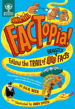 Hardcover Animal Factopia!: Follow the Trail of 400 Beastly Facts Book