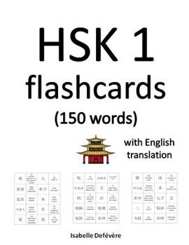 Paperback HSK 1 flashcards (150 words) with English translation Book