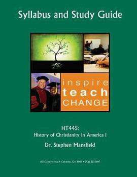 Paperback HT445 History of Christianity in America I Book