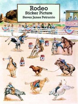 Paperback Rodeo Sticker Picture Book