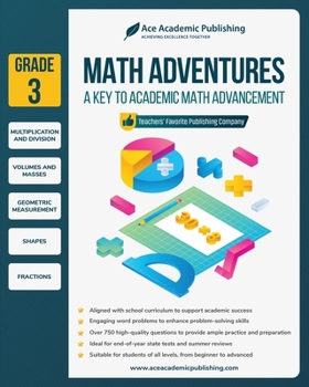 Paperback Math Adventures - Grade 3: A Key to Academic Math Advancement Book