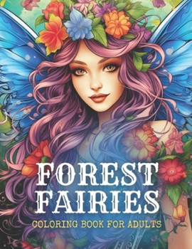 Paperback Forest Fairy Coloring Book for Adults Book