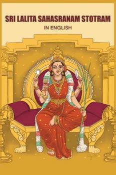 Hardcover Sri Lalita Sahasranam Stotram in English Book