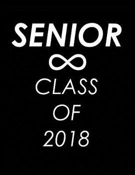 Paperback Senior Class of 2018 Composition Notebook - Black - 4x4 Graph Paper Book