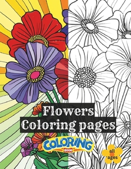 Flowers coloring pages: World of flowers coloring book