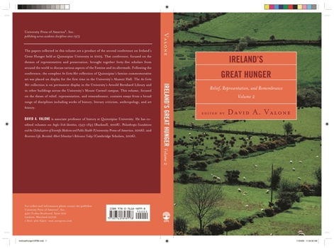 Paperback Ireland's Great Hunger: Relief, Representation, and Remembrance, Volume 2 Book