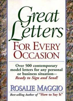 Hardcover Great Letters for Every Occasion Book