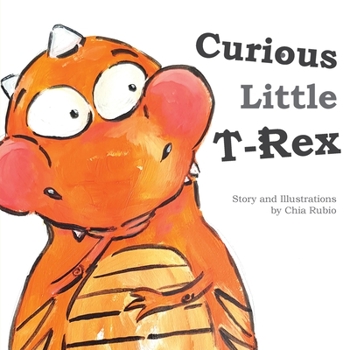 Paperback Curious Little T-Rex Book