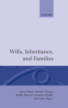 Hardcover Wills, Inheritance, and Families Book