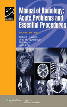 Paperback Manual of Radiology: Acute Problems and Essential Procedures Book