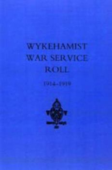 Hardcover Wykehamist War Service Roll Book