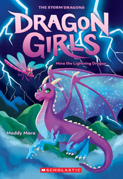 Paperback Mina the Lightning Dragon (Dragon Girls #14) Book