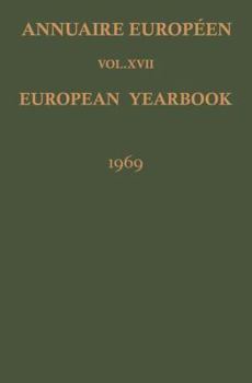 Paperback Annuaire Européen / European Yearbook Book
