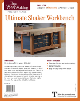 Misc. Supplies Fine Woodworking's Ultimate Shaker Workbench Plan Book