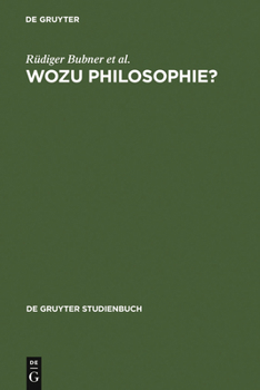 Hardcover Wozu Philosophie? [German] Book