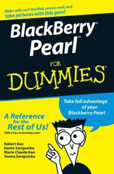 Paperback Blackberry Pearl for Dummies Book