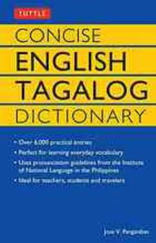 Hardcover Concise English-Tagalog Dictionary Book