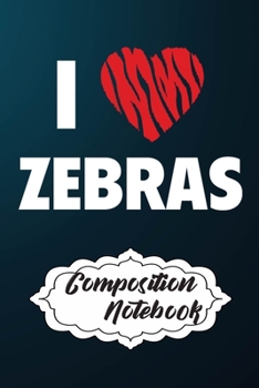 Composition Notebook: 110 Blank Lined Papers - 6x9 Personalized Customized Elephant Composition Notebook Journal Gift For Zebra Lovers