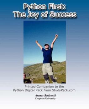 Paperback Python First: The Joy of Success Book