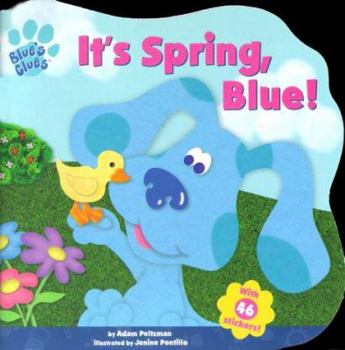 Paperback It's Spring, Blue! [With Stickers] Book