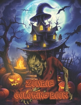 Paperback Zombie Zone: A Creepy Coloring Adventure Book
