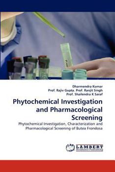 Paperback Phytochemical Investigation and Pharmacological Screening Book