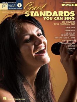 Paperback Great Standards You Can Sing: Pro Vocal Women's Edition Volume 42 Book