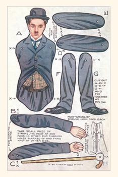 Paperback Vintage Journal Charlie Chaplin Doll Book