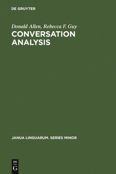 Hardcover Conversation Analysis Book