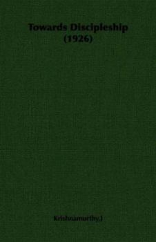 Paperback Towards Discipleship (1926) Book
