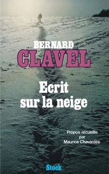 Paperback Ecrit sur la neige [French] Book
