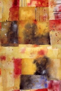 Notes: A Blank Squared Paper Journal with Autumn Watercolor Abstract Cover Art