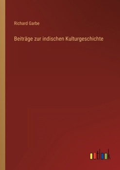 Paperback Beiträge zur indischen Kulturgeschichte [German] Book