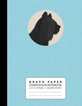 Paperback Graph Paper Composition Notebook: Skye Terrier - Quad Ruled 5 Squares Per Inch for Math & Science Book