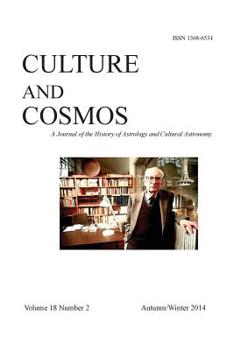 Paperback Culture and Cosmos: Vol 18 number 2 Book