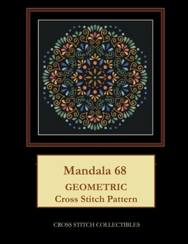 Paperback Mandala 68: Geometric Cross Stitch Pattern Book