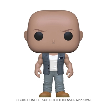 Toy Funko POP Pop! Movies: F9: The Fast Saga - Dominic Collectible Vinyl Figure Multicolor, 3.75 inches Book