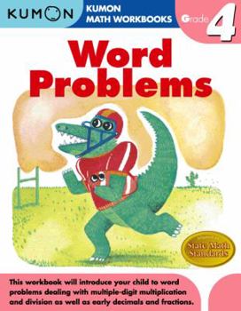 Paperback Kumon Grade 4 Word Problems Book