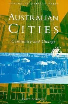 Paperback Australian Cities: Continuity and Change Book