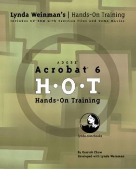 Paperback Adobe Acrobat 6 Hands-On Training Book