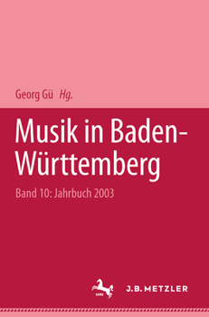 Paperback Musik in Baden-Württemberg: Jahrbuch 2003 / Band 10 [German] Book