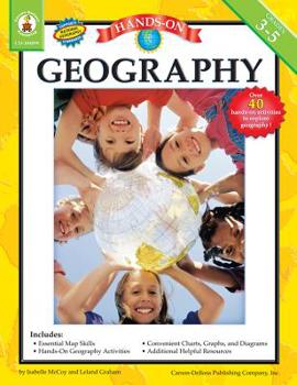 Paperback Hands-On Geography, Grades 3 - 5 Book