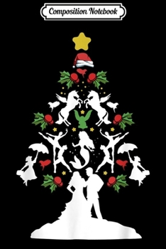 Composition Notebook: Broadway Christmas Tree Musical Theatre Actor Actress Funny  Journal/Notebook Blank Lined Ruled 6x9 100 Pages